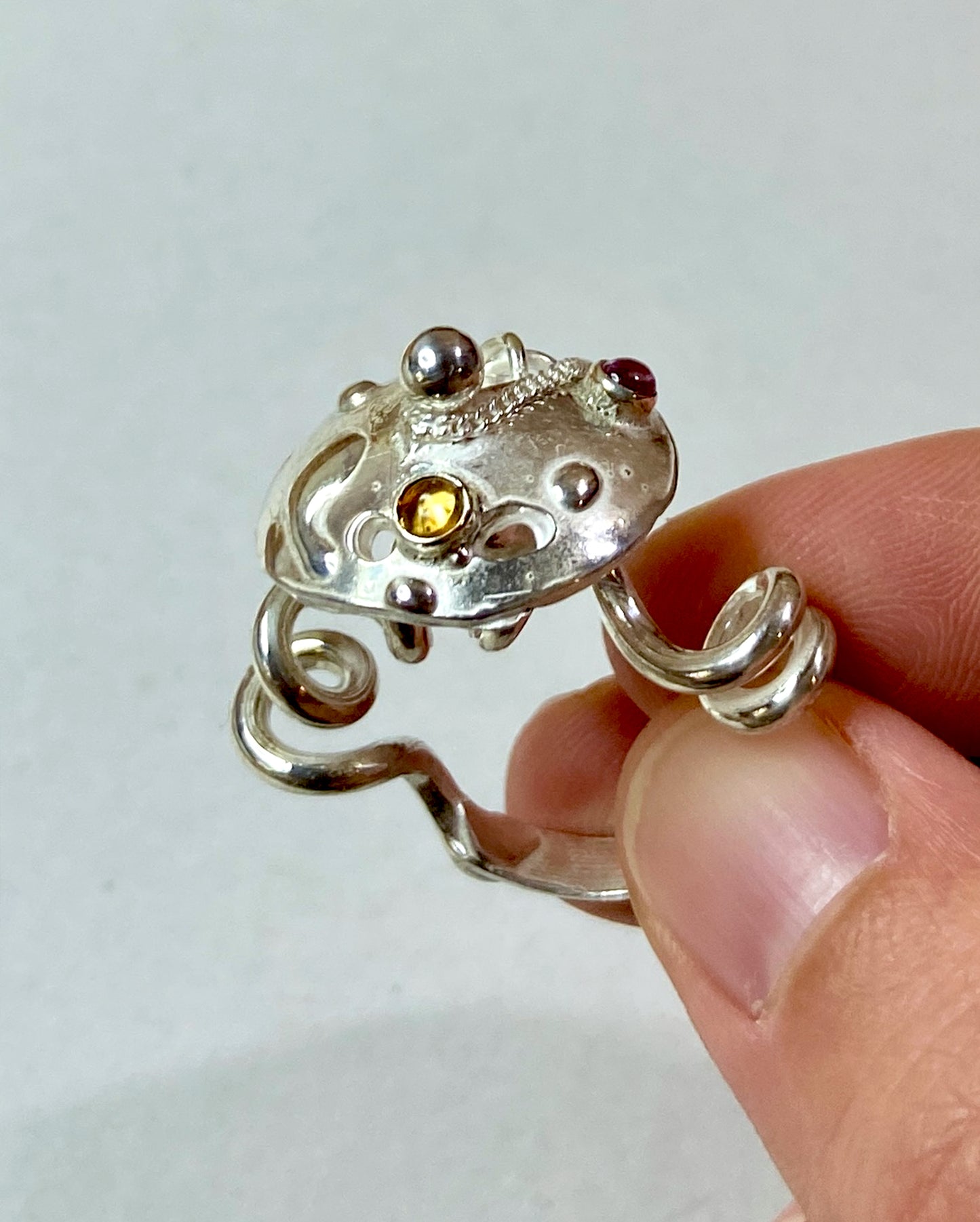 Ladybug Cocktail Ring