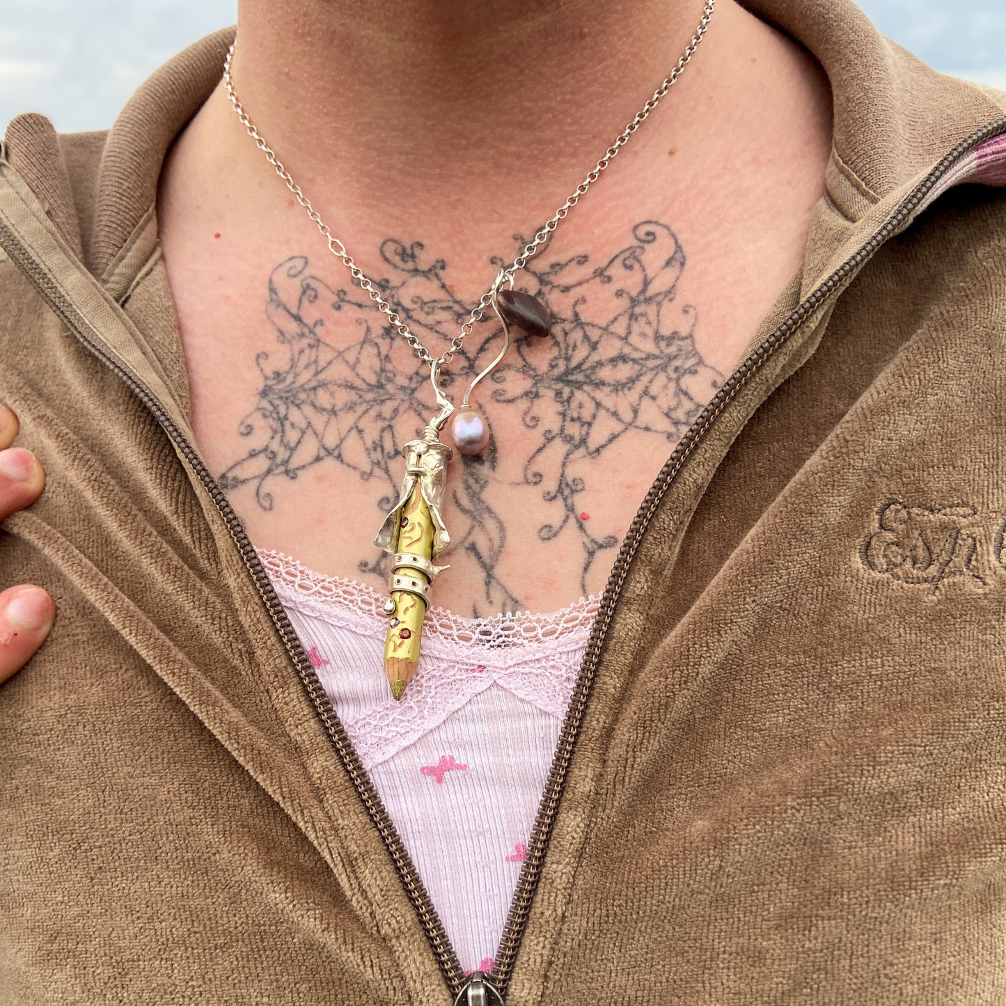 Thorny Scribbler Pendant